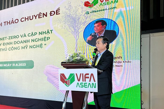 Ông Trần Quốc Mạnh, Phó Chủ tịch Hiệp hội Xuất khẩu hàng Thủ công mỹ nghệ Việt Nam 